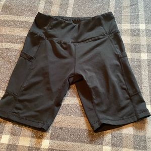 Baleaf High waisted black biker shorts. 🚴